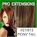#27/613 Dark Golden Blonde with Platinum Blonde Highlights Pro Extensions Kanekalon c...