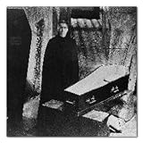 Christopher Lee B&W Matte Photograph - 12x12 Inches (100 Years of Horror: Giants and Dinosaurs)