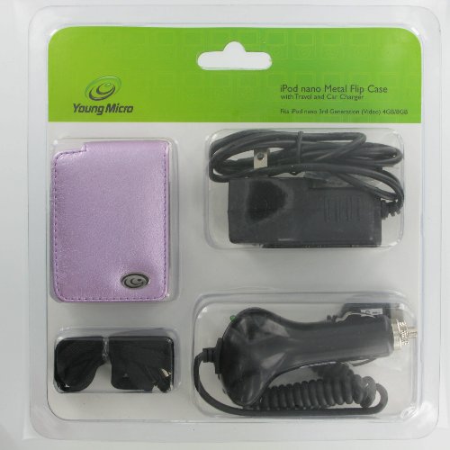 3n1 Combo Flip Leather Carrying Case wiht Belt Clip Bundle with Home Travel Wall Charger and 12v Car Charger for Apple iPod 3rd Generation Nano 3 , LILAC 51WYiFWJe4L 3n1 Combo Flip Leather Carrying Case wiht Belt Clip Bundle with Home Travel Wall Charger and 12v Car Charger for Apple iPod 3rd Generation Nano 3 , LILAC