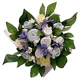 Baby Blooms 0-4 Months Medium Bouquet, Blue