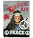 Hippie-Set 3tlg. mit Brille, Peace-Kette und Stirnband -Flower-Power