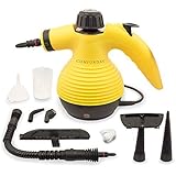 Handheld Multi-purpose Pressurized Steam Cleaner for stain removal, curtains, crevasses, bed bug control, car seats and more