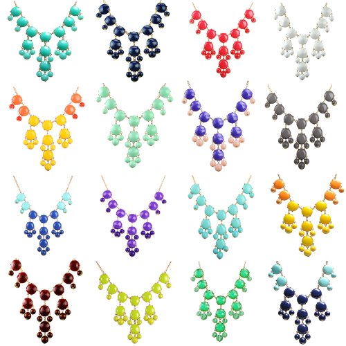 Jane Stone 2013 Fashion Necklace Bubble Bib Necklace Bib Statement Nacklace(Fn0508)
