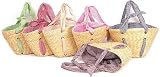 Straw Studios Basket Handbag