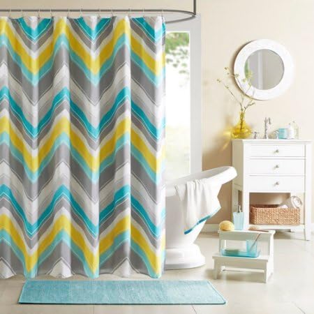 Home Essence Apartment Eliana Shower Curtain Blue 72" x 72"