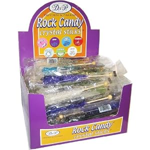 Rock Candy Crystal Sticks 60ct by Candy Crate