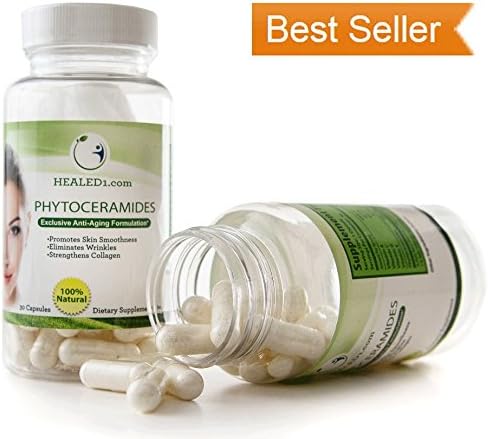 Skin Restoring Phytoceramides - Facelift in a Bottle - Plant Derived Formula From Lipowheat - FDA Approved - 30 Capsules/bottle - Phytoceramide Supplement Helps Rejuvenate Skin