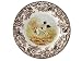 Spode Woodland Hunting Dogs 10-1/2-Inch Dinner Plate, Black Labrador