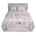 Simply Shabby Chic Pink Patchwork Quilt - King
