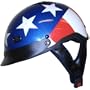Captain America Shorty Motorcycle Helmet