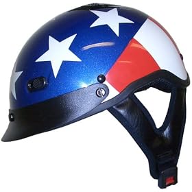 Captain America Shorty Motorcycle Helmet