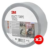 Scotch 3M 3 Rolls, Silver Gaffer/Duct Tape. Branded 3M. Roll Size: 50mm X 50m