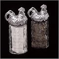 Arthur Court Rooster Salt and Pepper