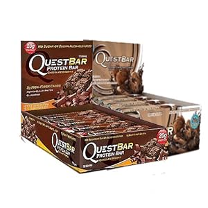 Quest Bundle: 12 Count Double Chocolate Chunk + 12 Count Chocolate Brownie Protein Bars