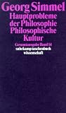 Gesamtausgabe in 24 B�nden: Band 14: Hauptprobleme der Philosophie. Philosophische Kultur: BD 14 (suhrkamp taschenbuch wissenschaft)