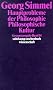 Gesamtausgabe in 24 B�nden: Band 14: Hauptprobleme der Philosophie. Philosophische Kultur: BD 14 (suhrkamp taschenbuch wissenschaft)