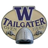 Washington Huskies Tailgater Bottle Opener Hitch Cover - NCAA College Athletics - Fan Shop