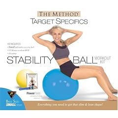 The Method - Stability Ball Workout Kit with Small Ball