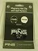 Ping Magnetic Hat Clip (With 2 Ball Markers) Black & White Golf NEW