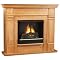 Virginia Gel Fuel Fireplace - Oak Finish