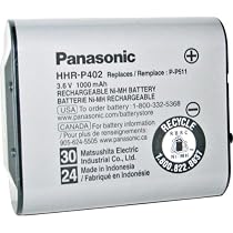 Panasonic 3.6V NiMH Rechargeable Cordless Telephone Battery (HHR-P402A)