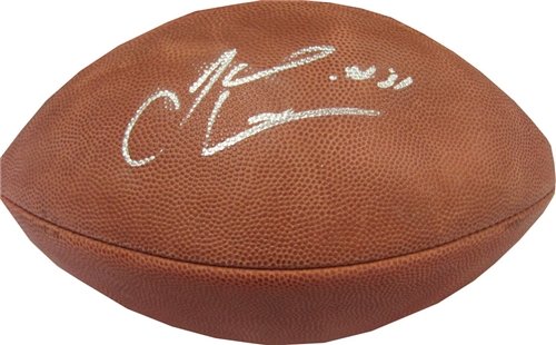 Jamal Lewis Autographed/Hand Signed NFL Football (Upper Deck)