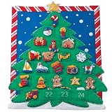 Christmas Tree Countdown Calender Felt Applique Kit