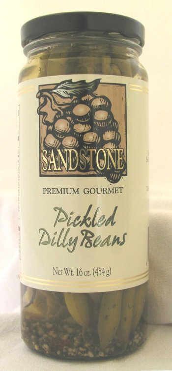 Pickled Dilly Beans, 16 oz by Sandstone Farms