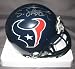 Steve Slaton Houston Texans NFL Hand Signed Mini Football Helmet