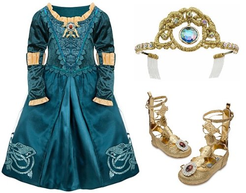 Disney Store Brave Hero Princess Merida Deluxe Costume Set for Girls ... Disney Store Brave Hero Princess Merida Deluxe Costume Set for Girls ...