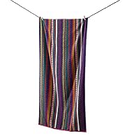Striated Purple Beach Towel