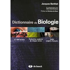 Dictionnaire de Biologie