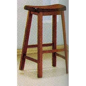 Click here to buy Twenty Nine Inch Oak Finish Bar Stool Pair .