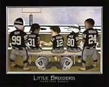 Little Bruisers Art Poster PRINT Harrison Woods 10x8