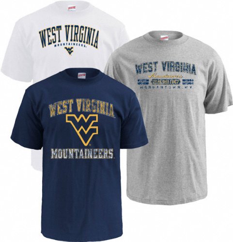 West Virginia Mountaineers Triple Tee 3-Pack