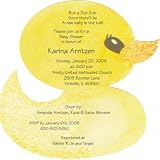 Rubber Ducky Diecut Baby Shower Invitations - Set of 20