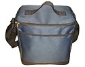Insulated Thermal CoolerBag Cooler Bag Lunch Box Travel PVC FREE Navy Blue 6 CAN OR 24 CAN
