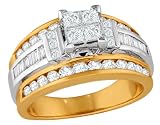 2 ct dtw multi-stone ring