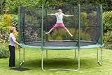 PLUM 12FT GARDEN TRAMPOLINE ENCLOSURE ONLY. TRAMP KLAMP