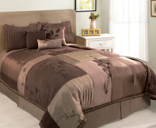 Epoch Hometex, Inc Back to Nature King Bed Set, Mocha Epoch Hometex, Inc Back to Nature King Bed Set, Mocha