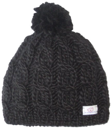 Eisb&auml;r Kinder M&uuml;tze Antonia, schwarz, 55