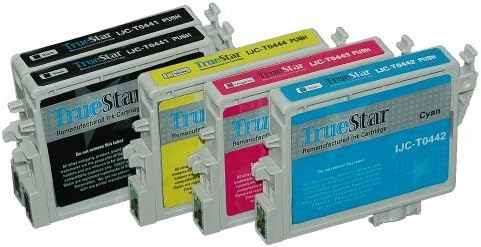 Qualityinkjet Compatible Ink Cartridges Replacement for Epson T0441, T0442, T0443, T0444 (2xBlack, Cyan, Magenta, Yellow, 5-Pack)