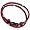 Phiten 30X Titanium Necklace ( sz. 26, Red/Black )