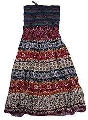 Sexy Cotton/Spandex General Print   Dress With Ruffles