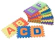 Funplay Terrific Textures Alphabet Floor Playmat Puzzle Set Mat 4'x6'