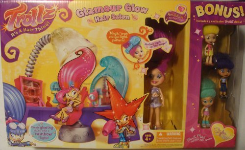 Trollz Glamour Glow Salon BONUS Includes 3 Exclusive Trollz Dolls