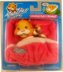 Zhu Zhu Pets Hamster Blanket and Bed - Pink