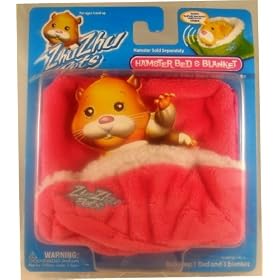 Zhu Zhu Pets Hamster Blanket and Bed - Pink