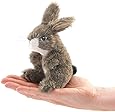 Folkmanis Mini Jack Rabbit Finger Puppet