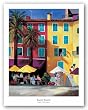 Lunch - Villa Franche by Kathy Sharpe 24"x30" Art Print Poster